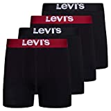 Levi’s Mens Boxer Brief Stretch Underwear for Men 4 Pack Black