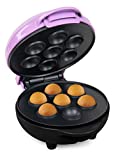 Nostalgia MyMini Cake Pop Maker, Compact Dorms, Apartments Makes 7 Mini Treats, Non-Stick Cooking Surface, Easy-to-Clean, Perfect for Bite-Sized Desserts or Snacks, Keto Friendly, Purple