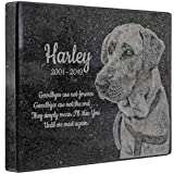 Plaquemaker 8 X 6 X 1 Granite Memorial for Lost Loved Ones, Including Infants, Children, Adults, Family Members, Dogs, Cats and Other Pets