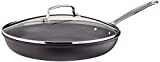 Cuisinart 12-Inch Skillet, Nonstick-Hard-Anodized with Glass Cover, 622-30G