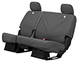 Covercraft Carhartt SeatSaver Custom Seat Covers | SSC7432CAGY | 2nd Row Solid Bench Seat | Compatible with Select Dodge Ram Models, Gravel