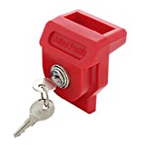 United Pacific 90630 Heavy-Duty Plastic Glad Hand Lock, Keyed Alike (KA), Over-Molded Lock Cylinder, Trailer Lockout Device  1 Unit w/2 Keys