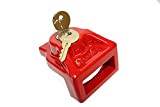 JENDYK GHAL-KD Red Aluminum Glad Hand Lock (Keyed Differently), 1 Pack