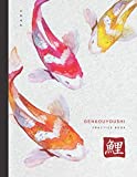 Genkouyoushi Practice Book: Japanese Kanji Practice Notebook with 120 Pages of Blank Genkouyoushi Paper | Writing Practice Book for Japanese Kanji ... Japanese Koi Fish Art Cover (8.5 x 11 in)