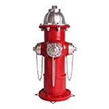 Claratut Resin Small Dog Fire Hydrant PuppyOnly Suitable for Puppies Pee Post Training Statue,14.5 inches Outdoor Garden Yard Lawn Ornament with 4 Stakes