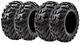 Set Of 4 Tusk Terraform ATV UTV All-Terrain Tires Front: 25x8-12 Rear: 25x10-12