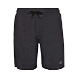 Hurley Men's French Terry Lounge Shorts, Black Heather, L