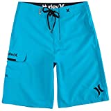 Hurley Men's One and Only 22 Inch Boardshort, Cyan/Hurley, 36
