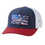 Huk Men's Americana Frogger Trucker Hat, Navy, OSFA