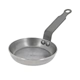 de Buyer - Mineral B Egg Pan - Nonstick Frying Pan - Carbon and Stainless Steel - Induction-ready - 4.75"