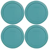 Pyrex 7201-PC 1119279 4 Cup Turquoise Lid (4-Pack)