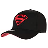 WITHMOONS Superman Shield Embroidery Baseball Cap AC3260 (Black, M)