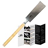 SUIZAN Japanese Pull Saw Hand Saw 9.5 Inch Ryoba Double Edge Flush Cut Saw Woodworking tools