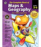 Carson Dellosa Complete Book of Maps and Geography Workbook for Kidsâ€”Grades 3-6 Map Types, Global Geography, United States Geography and Regions (416 pgs)