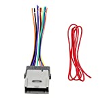 RED WOLF Replacement for GM Chevy Silverado GMC 2000-2012 Model Aftermarket Stereo Radio Wiring Harness Connector Adapter