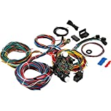 Mophorn 21 Circuit Wiring Harness Kit Long Wires Wiring Harness 21 standard Color Wiring Harness Kit with 21 Circuits 17 Fuses for Chevy Mopar Hotrods Ford Chrysler Universal