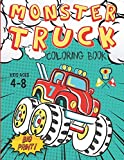 Monster Truck Coloring Book Kids Ages 4-8 Big Print !: 60 Unique Drawing of Monster Truck, Cars, Trucks, Мuscle cars, SUVs, Supercars and more popular Cars Coloring For Boys