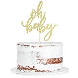 db11 Golden Oh Baby Cake Topper, Baby Party Cake Decoration, Baby Baptism or New Baby Gender Reveal Party Cake Decoration.