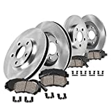 [ E30 ] FRONT 260 mm + REAR 258 mm Premium OE 4 Lug [4] Rotors + [8] Ceramic Brake Pads + Sensors + Hardware CRK12551