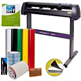 Vinyl Cutter USCutter MH 34in Bundle - Sign Making Kit w/Design & Cut Software, Supplies, Tools