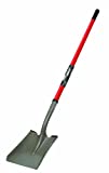 Truper 31657 Tru Built 47-Inch Square Point Shovel, Long Handle, Fiberglass