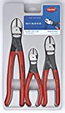 KNIPEX 002005S2 High Leverage Diagonal Cutter Pliers Tool Set - 3 Piece
