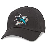 American Needle San Jose Sharks NHL Blue Line Cotton Twill Adjustable Dad Hat