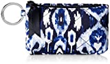 Vera Bradley Cotton Deluxe Zip ID Case Wallet with RFID Protection, Ikat Island