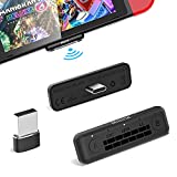 1Mii MiiLink Bluetooth Adapter for Nintendo Switch/PC/PS5/Laptop, Wireless Audio Bluetooth 5.0 Transmitter aptX Low Latency for Bluetooth Headphones Earbuds Speakers Only