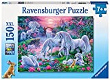 Ravensburger Unicorns in the Sunset Glow 150 Piece Jigsaw Puzzle for Kids – Every Piece is Unique, Pieces Fit Together Perfectly