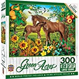 MasterPieces Green Acres 300 Puzzles Collection - Neighs & Nuzzles 300 Piece Jigsaw Puzzle, 18" x 24"