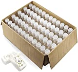 60 Pack Clear Plastic Refillable Flip-Top Bottles for Hand Sanitizer Shampoo Lotion,etc - BPA/Parabens Free, 60ml/2oz