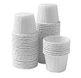 Disposable Paper Souffle Medicine Cups 3/4 oz [Pack of 2500] â€“ (0.75 Ounce) Small Cups for Medication Distribution, Pills, Tasting, Condiments, Food and Dessert Serving