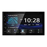 KENWOOD DDX5707S Double Din DVD Car Stereo with Apple Carplay and Android Auto, 6.8 Inch Touchscreen, Bluetooth, Backup Camera Input, Subwoofer Out, USB Port, A/V Input, FM/AM Car Radio