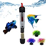 Bnzaq Fish Tank Aquarium Heater - Adjustable Temperature Submersible Thermostat Heater,25W/50W/100W/150W/200W/300W