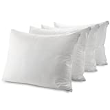 Guardmax Bed Bug Proof Waterproof Pillow Protectors - Zippered Pillow Covers Pillow Cases, Protects from Dirt, Debris - Standard Size (20"x26") 4 Pack