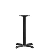 Flash Furniture 22'' x 22'' Restaurant Table X-Base with 3'' Dia. Table Height Column