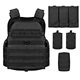 Barbarians Tactical Vest, Outdoor Combat Training Games Vest for Men Adjustable & Lightweight