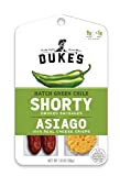 Duke's Shorty Smoked Sausages & Cheese Crisps, Hatch Green Chile & Asiago, 1 Ounce, 12 Count