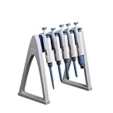 Laboratory Pipette Stand, Stable Holding up 6 Pipettors, Useful Linear Pipettor Stand Pipette Racks for Lab