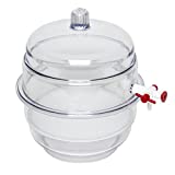 SP Scienceware - 420270000 Bel-Art"Space Saver" Polycarbonate Vacuum Desiccator with Clear Polycarbonate Bottom; 0.31 cu. ft. (F42027-0000)