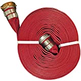 JGB Enterprises A008-0321-1650NU Eagle Red PVC Discharge Hose, 2" x 50', Campbell Water Shank Couplings, 150 psi Working Pressure, -14 Degree F to 170 Degree F