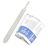 OdontoMed2011 10 Sterile #11 Surgical Blades with Free #3 Scalpel Knife Handle Medical Dental