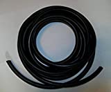 USA Premium Store 5 Continuous Feet 5/16 ID 7/16 OD Latex Rubber Tubing Black 1/16" wall Surgical