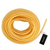 AIRSOFTPEAK Natural Latex Rubber Tubing Speargun Band Slingshot Catapult Surgical Tube Rubber Hose 0.2" OD 0.12" ID, 3ft/ 33ft (33ft-0.24" OD 0.12" ID)