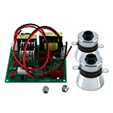 YaeCCC 110V Ultrasonic Cleaner Power Driver Board with 2PCS 50W 40K Transducers