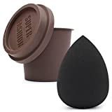 Foonbe Makeup Sponge, Latex Free and Vegan Beauty Sponge Blender for Powder, Cream or Liquid Application (1 Pc, Black)