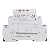 Voltage Monitoring Relay, GRV8-02 Single-Phase Voltage Control Monitoring Relay for Electrical Equipment or Compressors, Emergency/Backup Power Switching Control(GRV8-02/AD240)