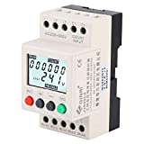 3 Phase Voltage Monitoring Sequence Relay JVR800-2 Voltage Protection Relay Under Over Voltage Protector