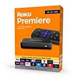 Roku Premiere | HD/4K/HDR Streaming Media Player, Simple Remote and Premium HDMI Cable, Black